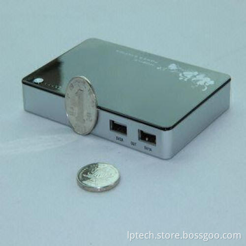 Li-polymer Battery, 5,000mAh Real Capacity Power Bank for iPhone 5V/1A;5V/2A
